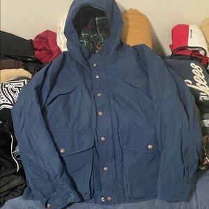 Polo Ralph Lauren Navy Hooded Raincoat
